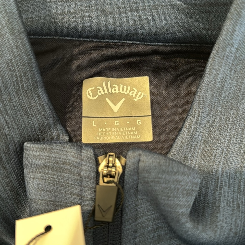 Callaway Golf SMU Tech Fleece Quarter-Zip Pullover. - Picture 7 of 15